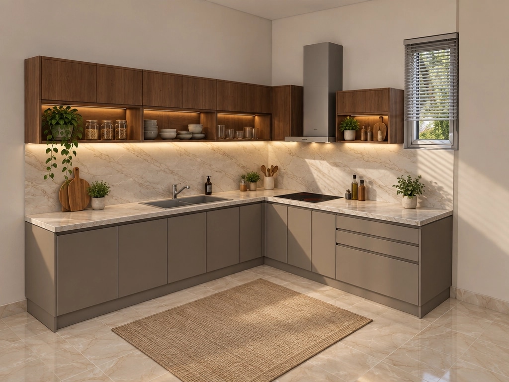 Kitchen interior in no_style style — photo by GenRoom AI