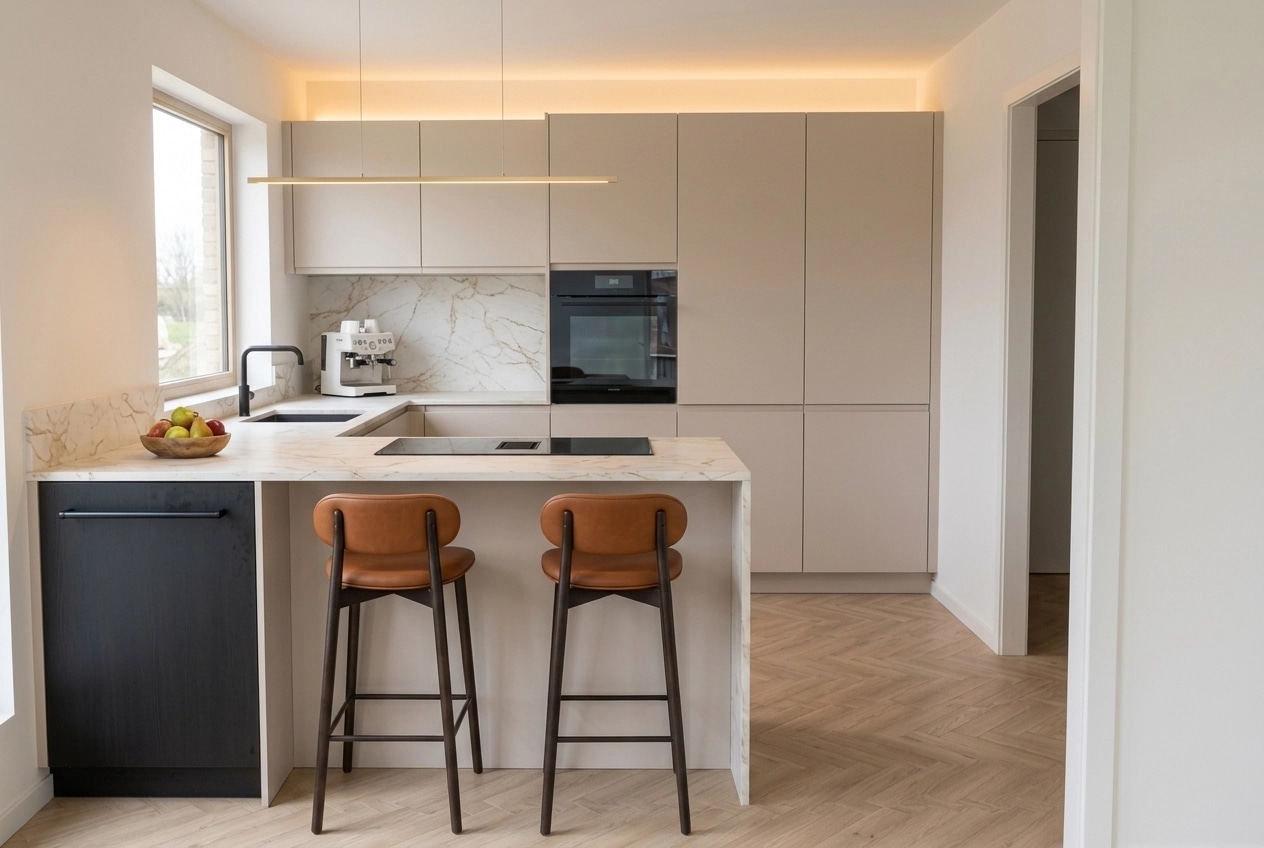 Interior design in Scandinavian style — Kitchen by GenRoom AI
