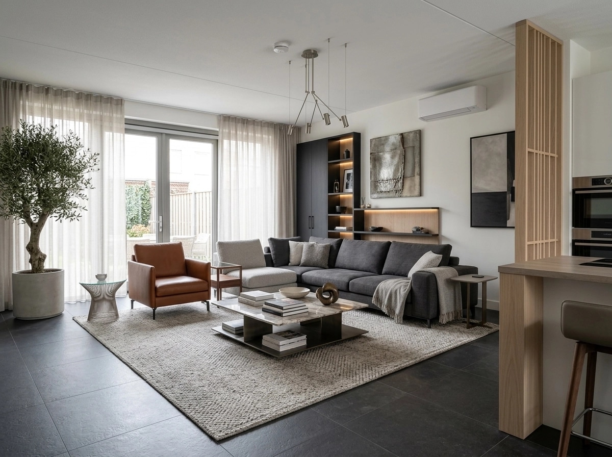 Interior design in Contemporary style — Living Room by GenRoom AI