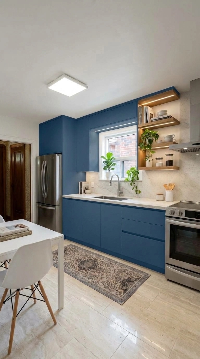 Kitchen interior in Contemporary style — photo by GenRoom AI
