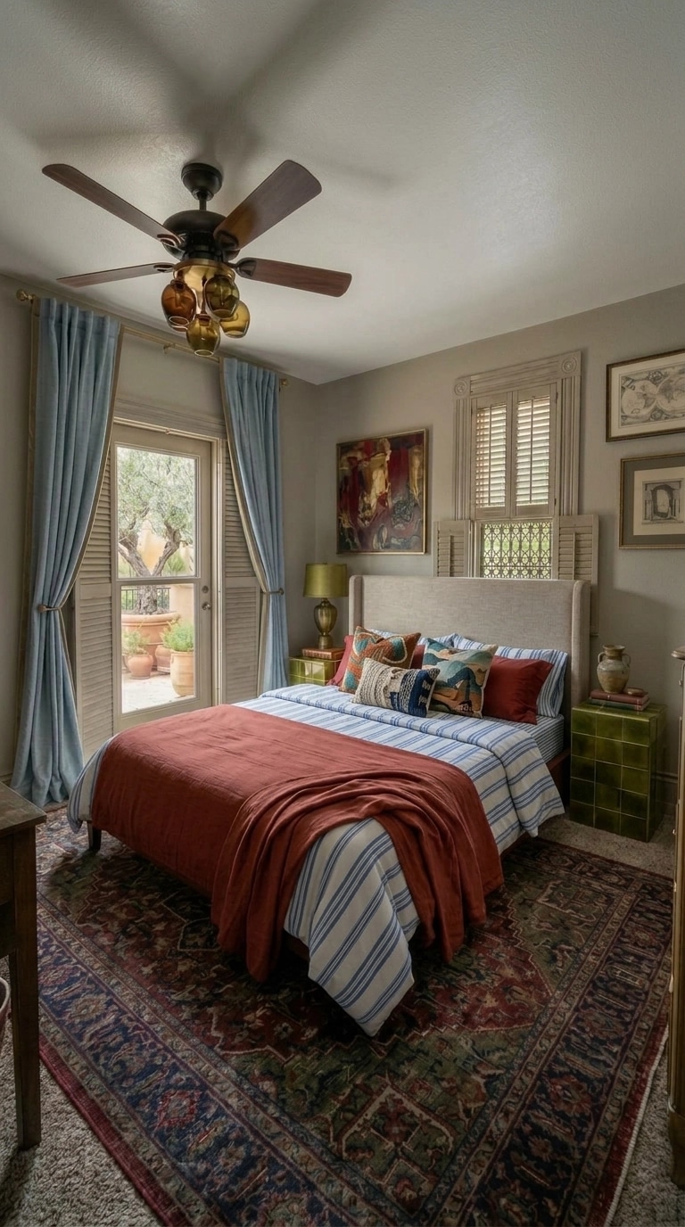 Mediterranean Bedroom design — interior photo by GenRoom AI