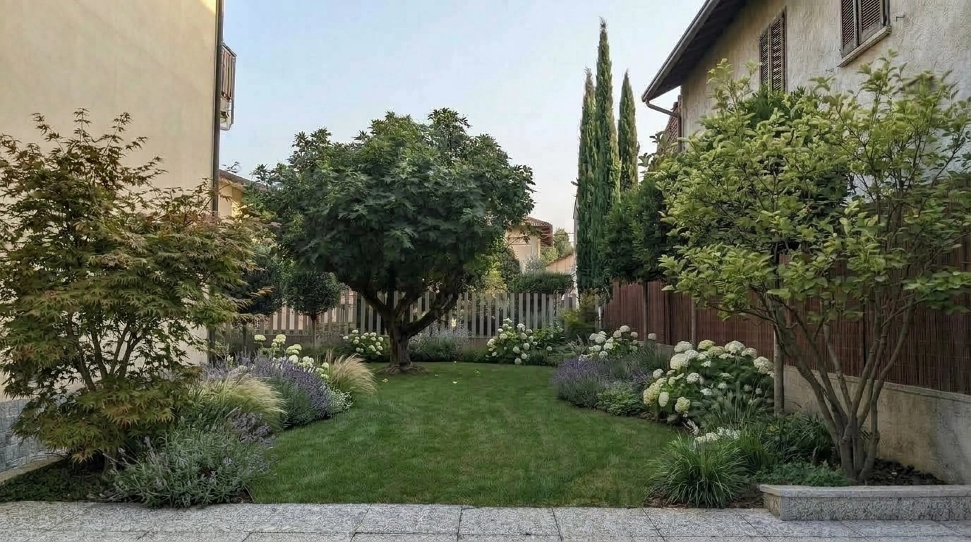 Yard design in no_style style — photo by GenRoom AI