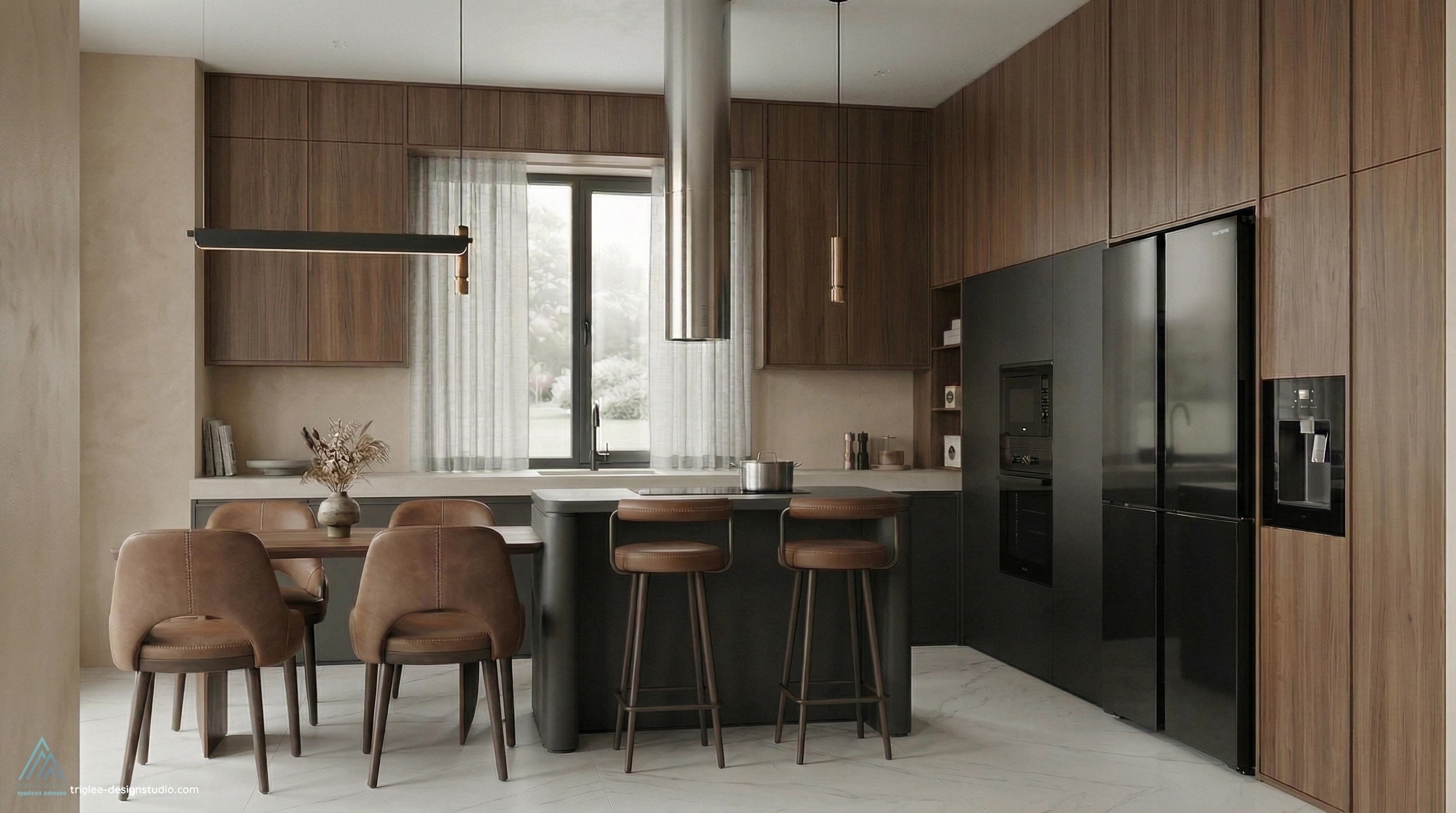 Minimalism Kitchen design — interior photo by GenRoom AI