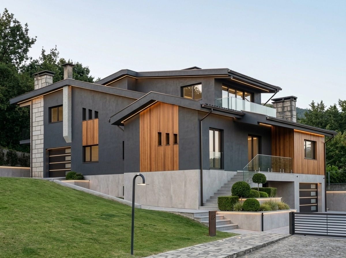 Contemporary Facade Facade design — facade photo by GenRoom AI