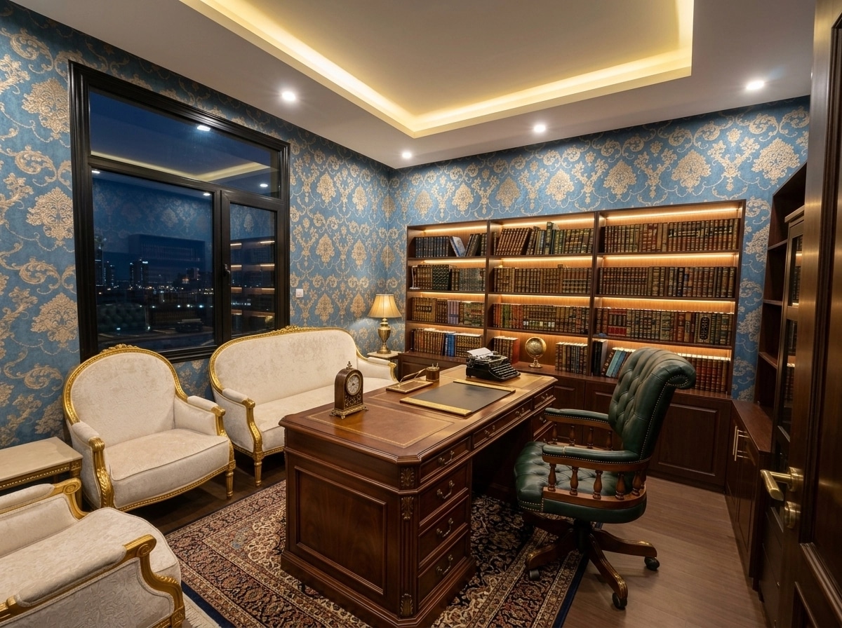 Interior design in Classic style — Office by GenRoom AI