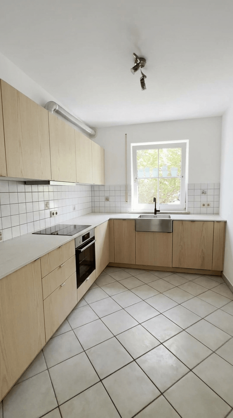Kitchen interior in Scandinavian style — photo by GenRoom AI