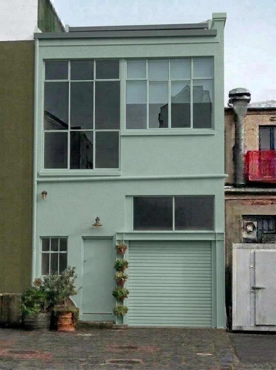 Facade design in Loft Facade style — photo by GenRoom AI
