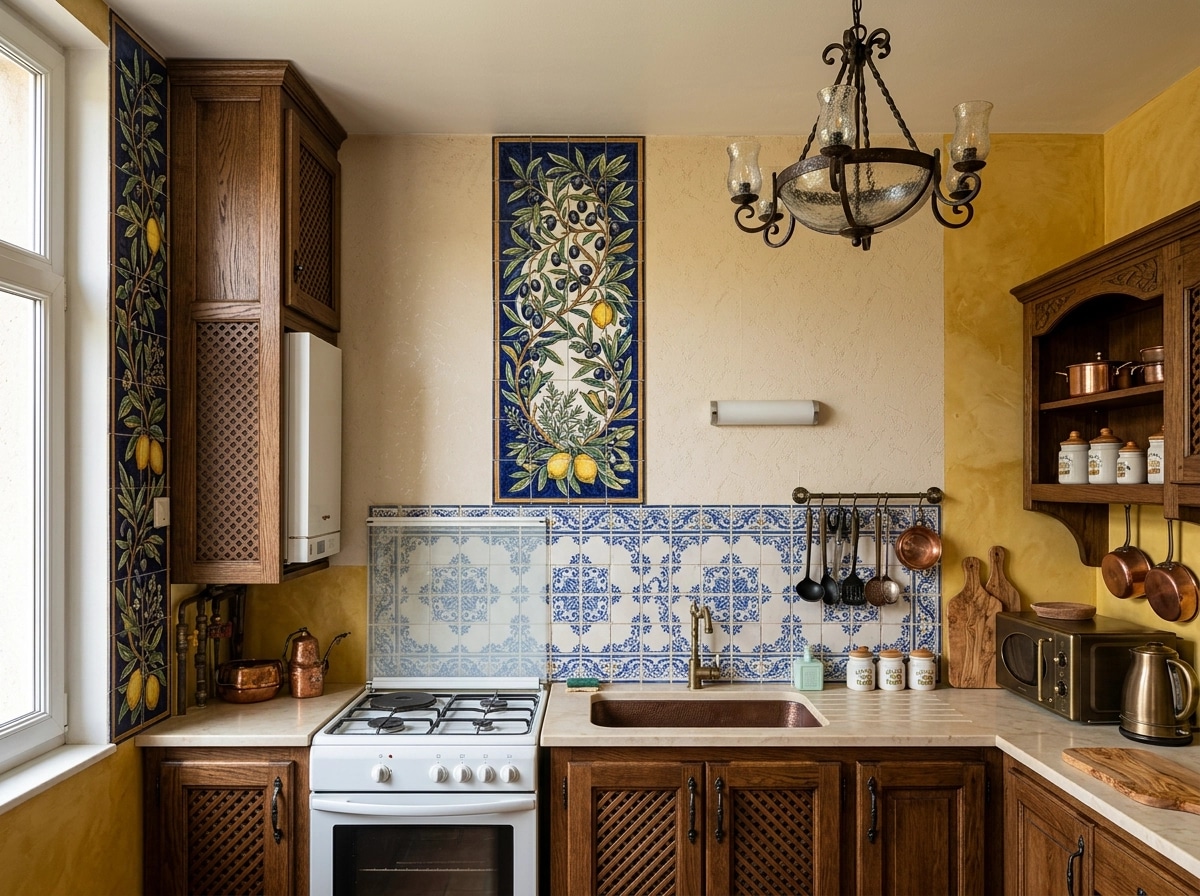 Interior design in Mediterranean style — Kitchen by GenRoom AI