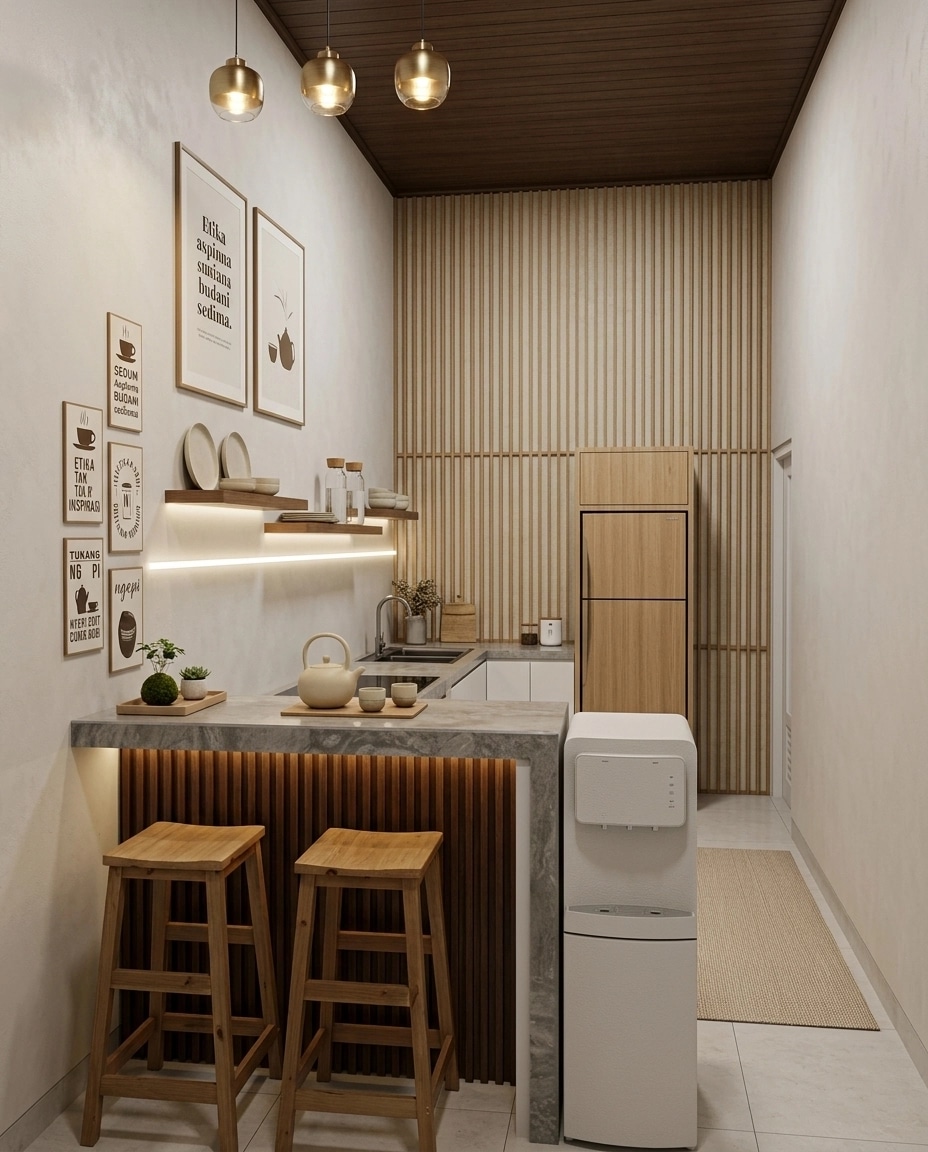 Minimalism Kitchen design — interior photo by GenRoom AI