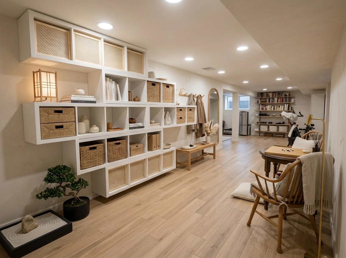 Japandi Hallway design — interior photo by GenRoom AI