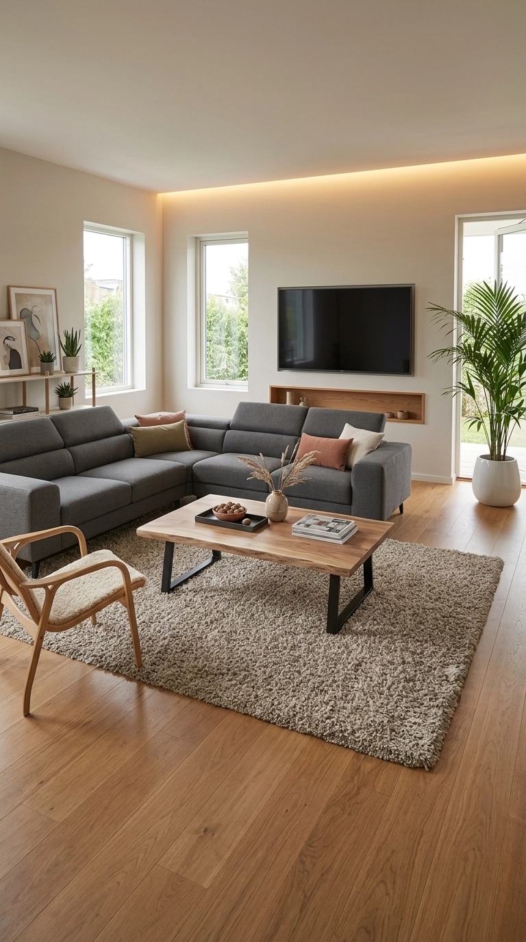 Scandinavian Soggiorno design — interior photo by GenRoom AI