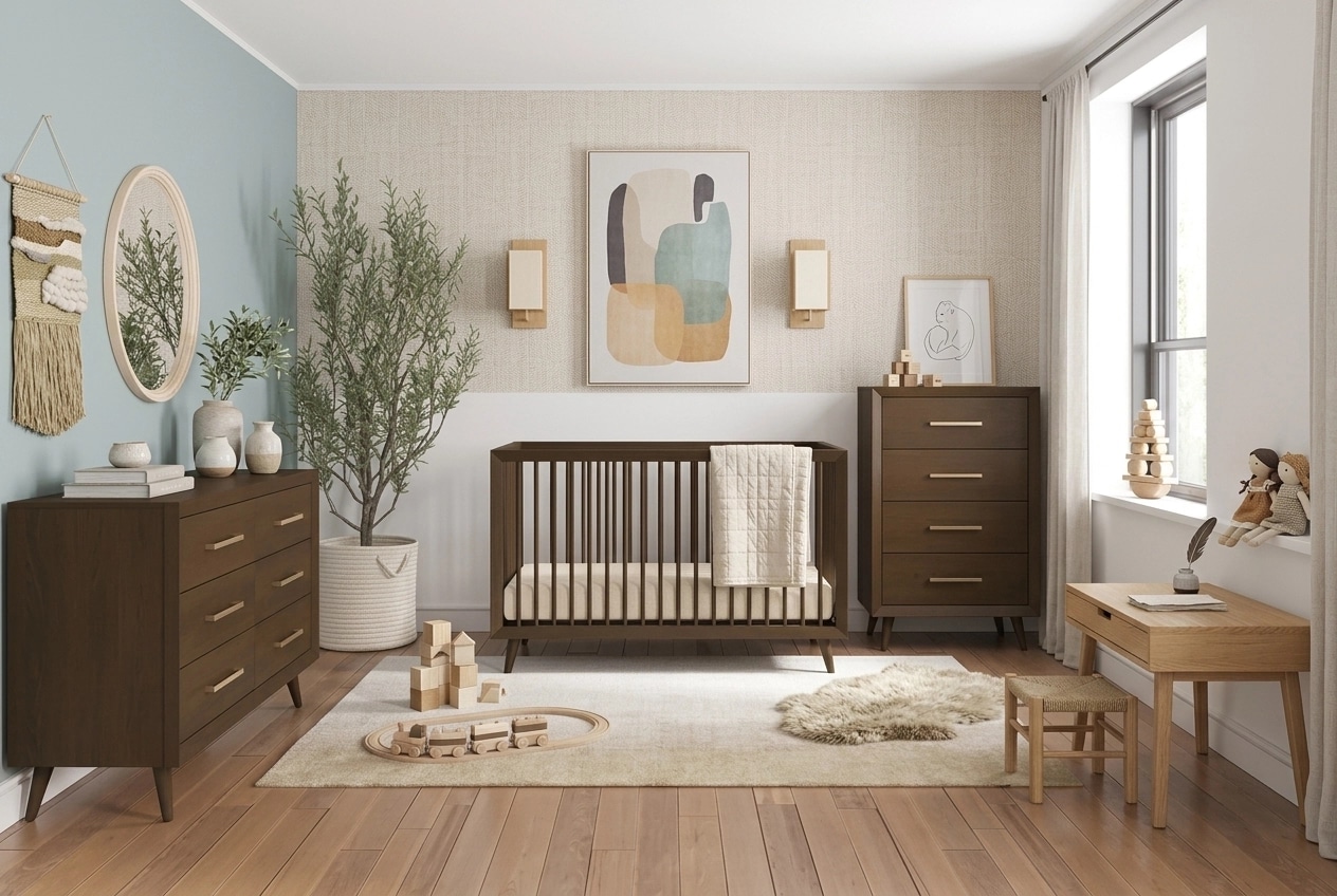 Japandi Kids Room design — interior photo by GenRoom AI