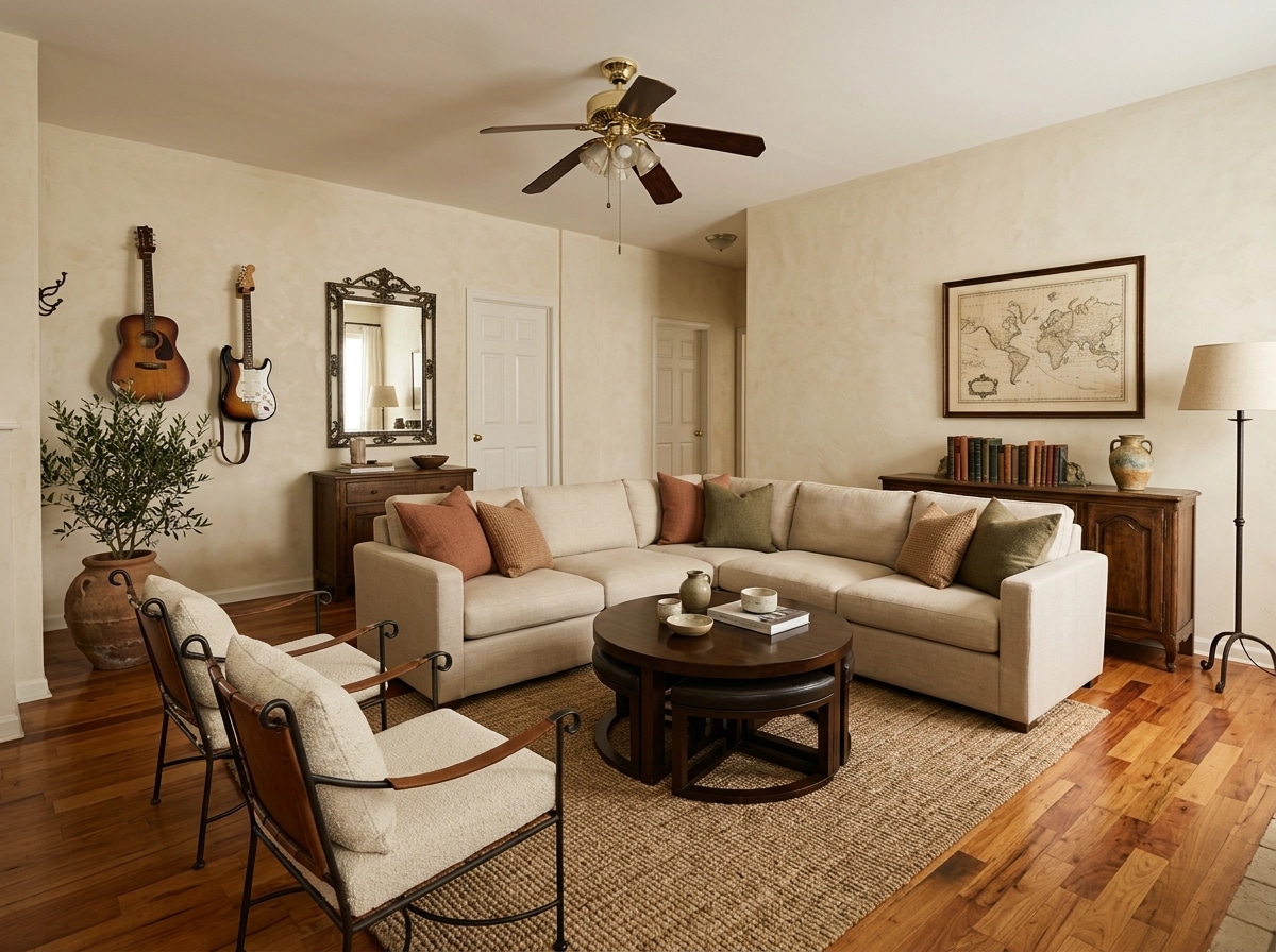Interior design in Mediterranean style — Living Room by GenRoom AI