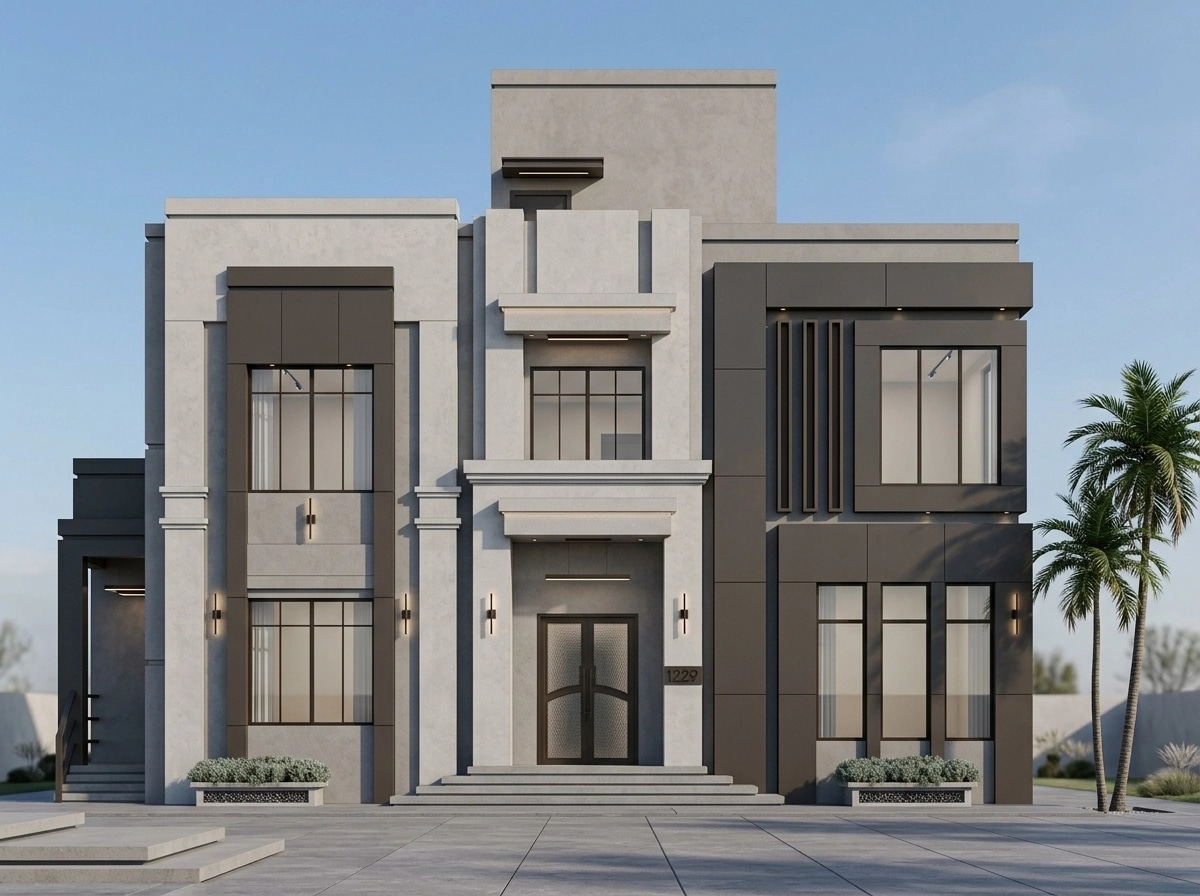 Minimalist Facade Facade design — facade photo by GenRoom AI