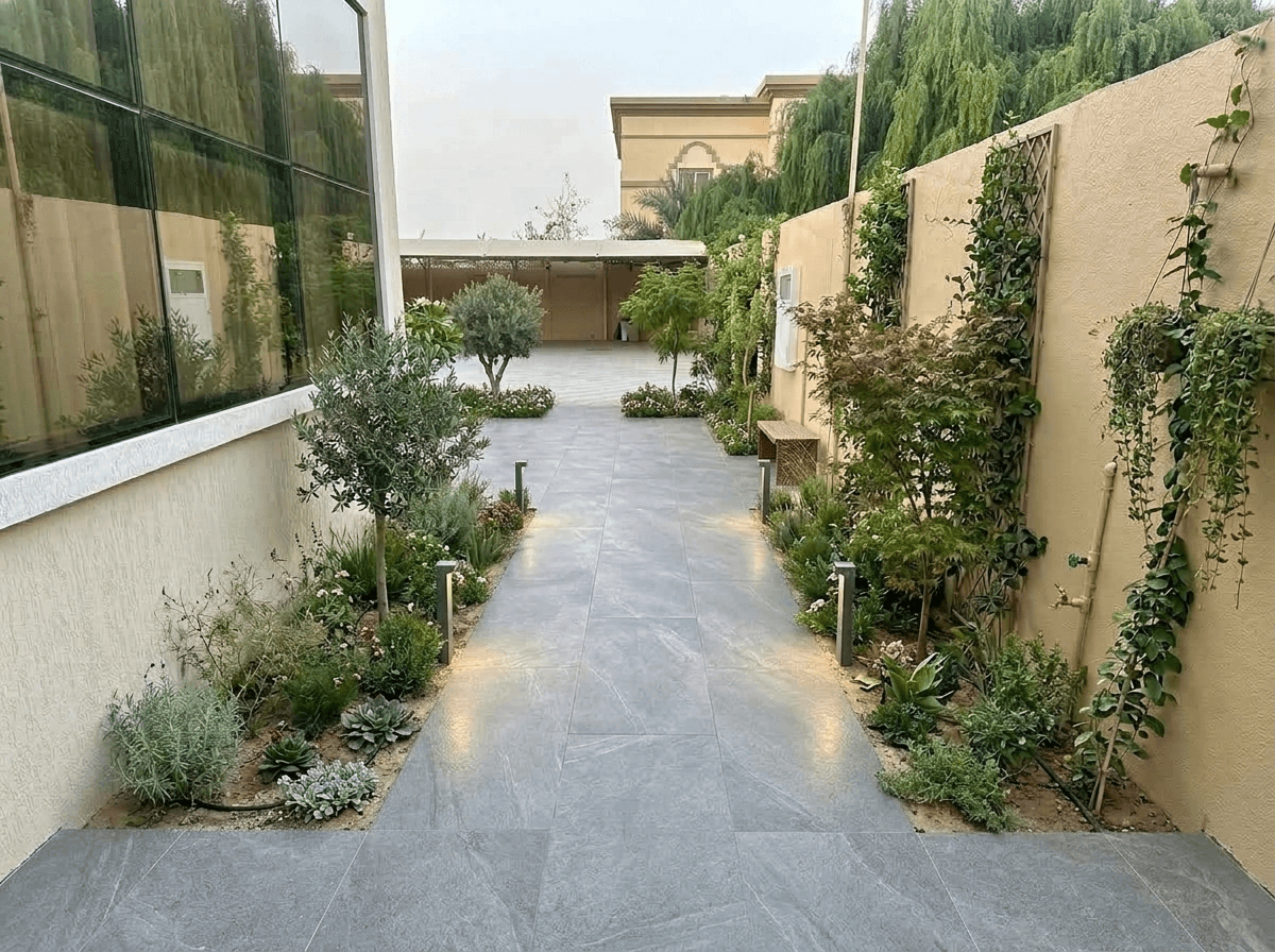 Yard design in no_style style — photo by GenRoom AI