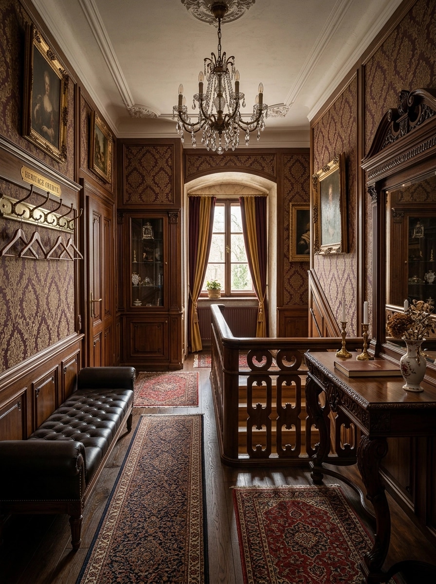Hallway interior in Classic style — photo by GenRoom AI