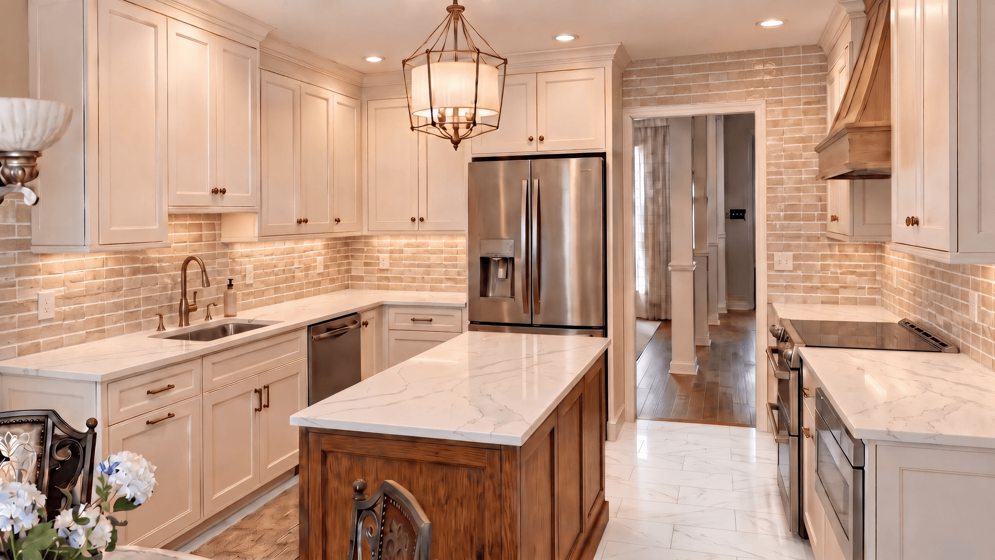 Kitchen interior in Classic style — photo by GenRoom AI