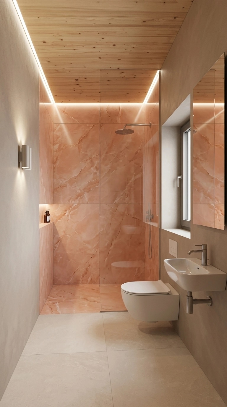 Bathroom interior in Contemporary style — photo by GenRoom AI