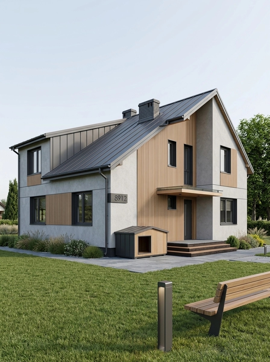 Scandinavian Facade Facade design — facade photo by GenRoom AI