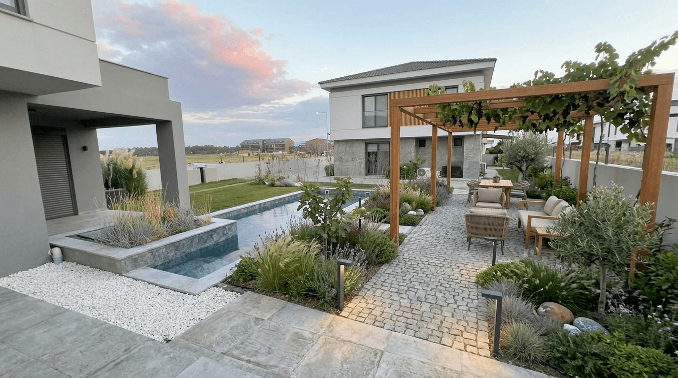 Contemporary Yard Yard design — yard photo by GenRoom AI