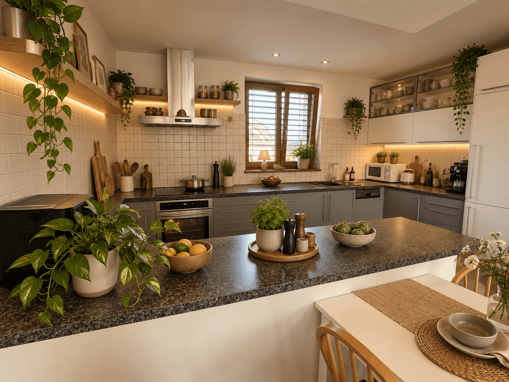 Kitchen interior in no_style style — photo by GenRoom AI