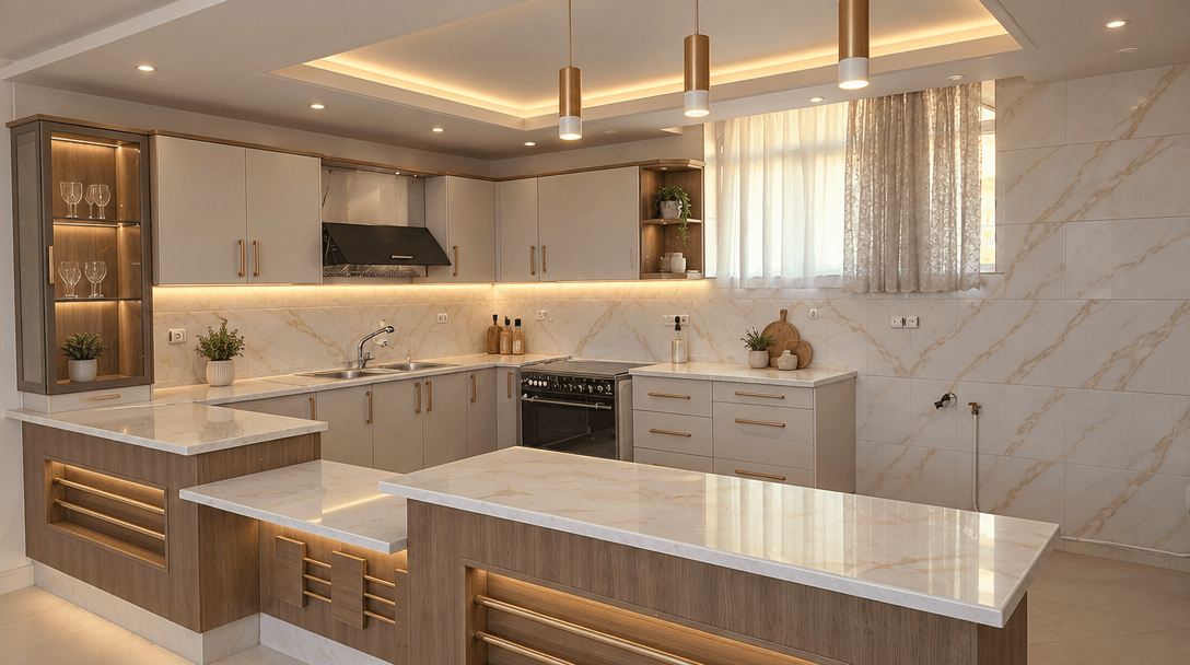 Kitchen interior in no_style style — photo by GenRoom AI