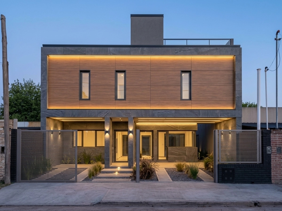 Contemporary Facade Facade design — facade photo by GenRoom AI