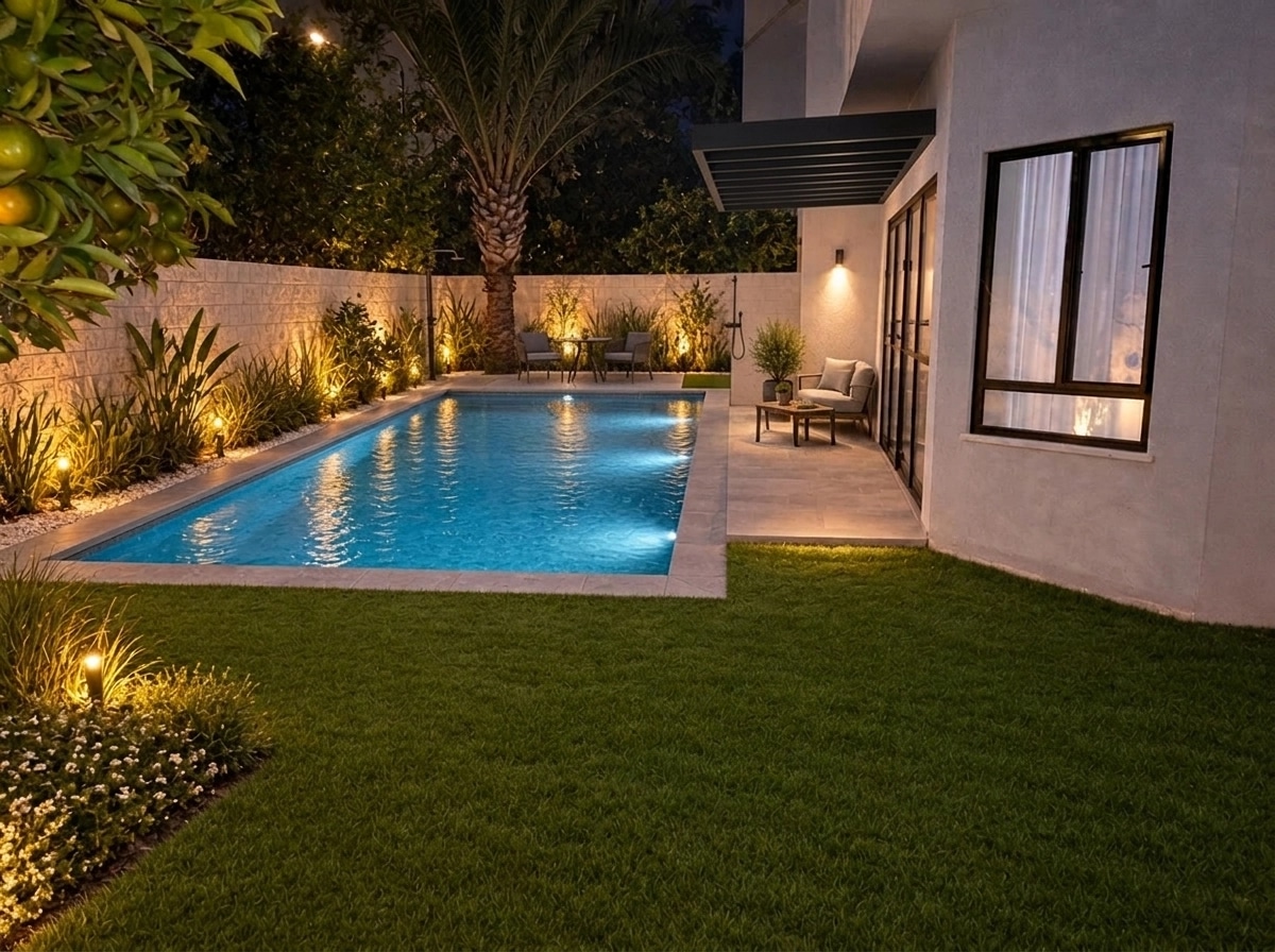 Landscape design in Contemporary Yard style — Yard by GenRoom AI