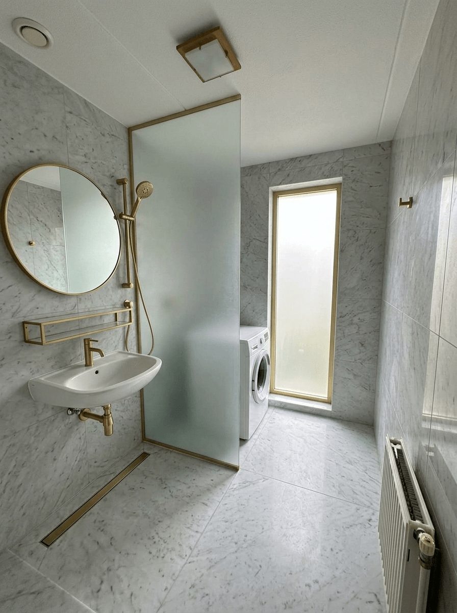 Bathroom interior in no_style style — photo by GenRoom AI