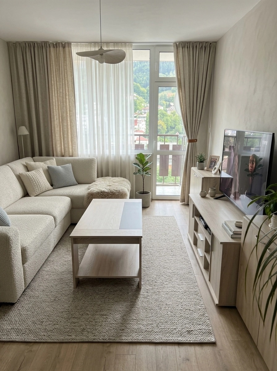 Scandinavian Living Room design — interior photo by GenRoom AI