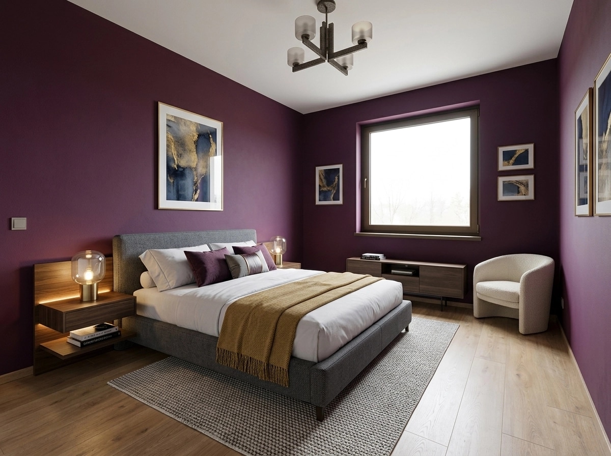 Interior design in Contemporary style — Bedroom by GenRoom AI