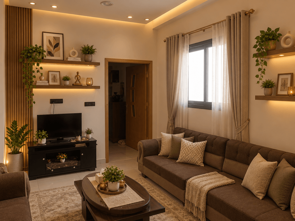 Interior design in Contemporary style — Living Room by GenRoom AI