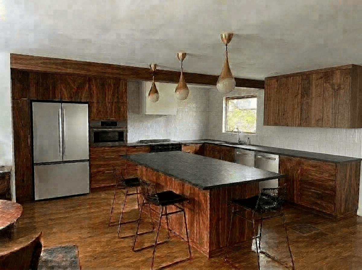 Kitchen interior in no_style style — photo by GenRoom AI