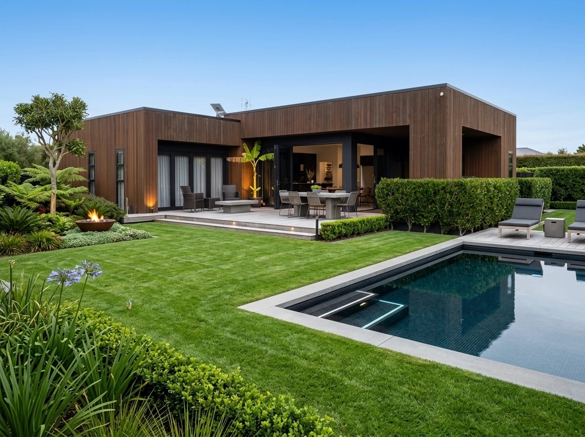 Landscape design in Contemporary Yard style — Yard by GenRoom AI