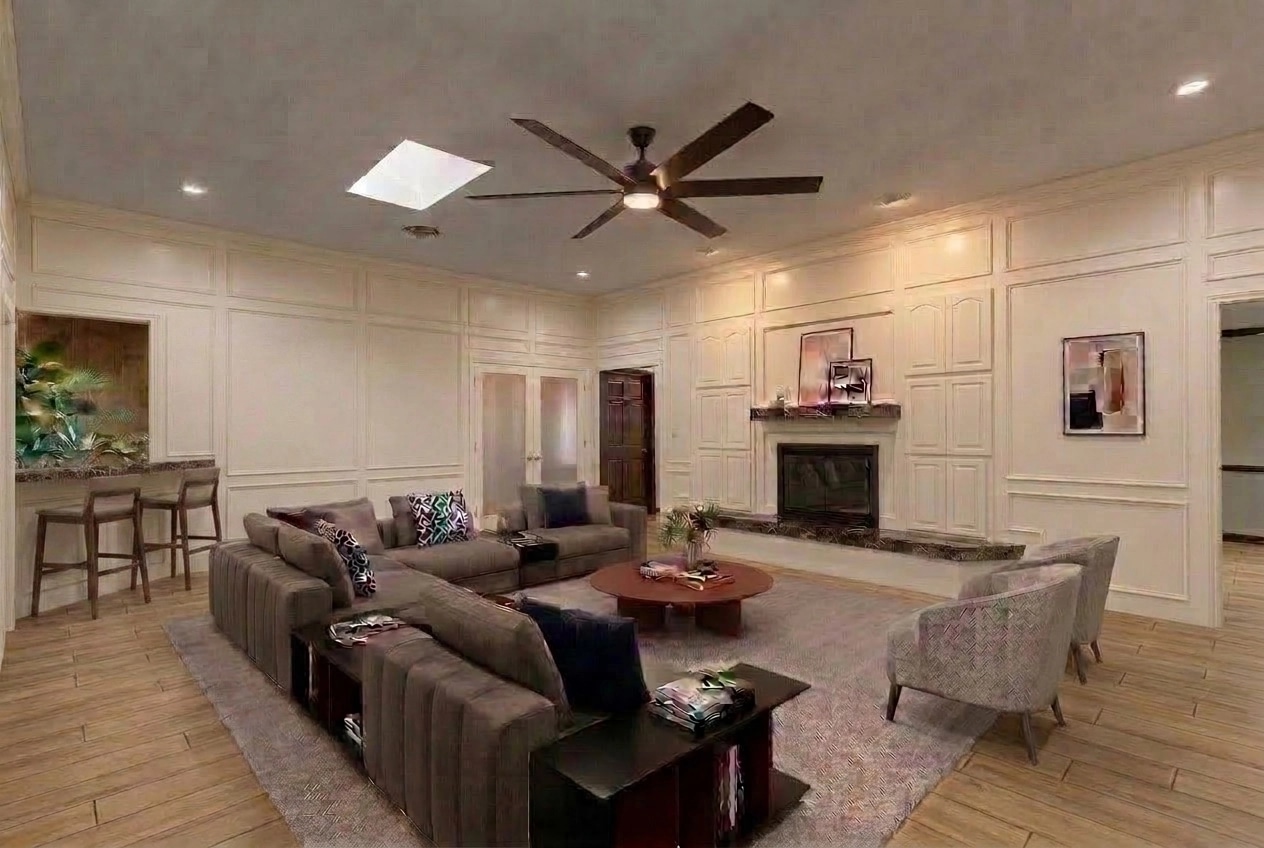 Interior design in Contemporary style — Living Room by GenRoom AI