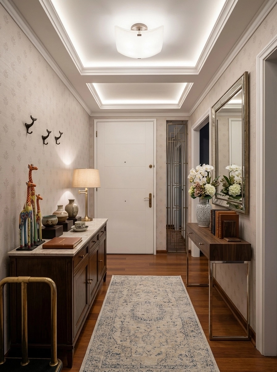 Interior design in Transitional style — lobby by GenRoom AI