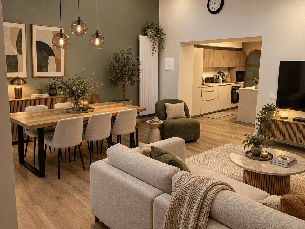 Interior design in Contemporary style — Living Room by GenRoom AI