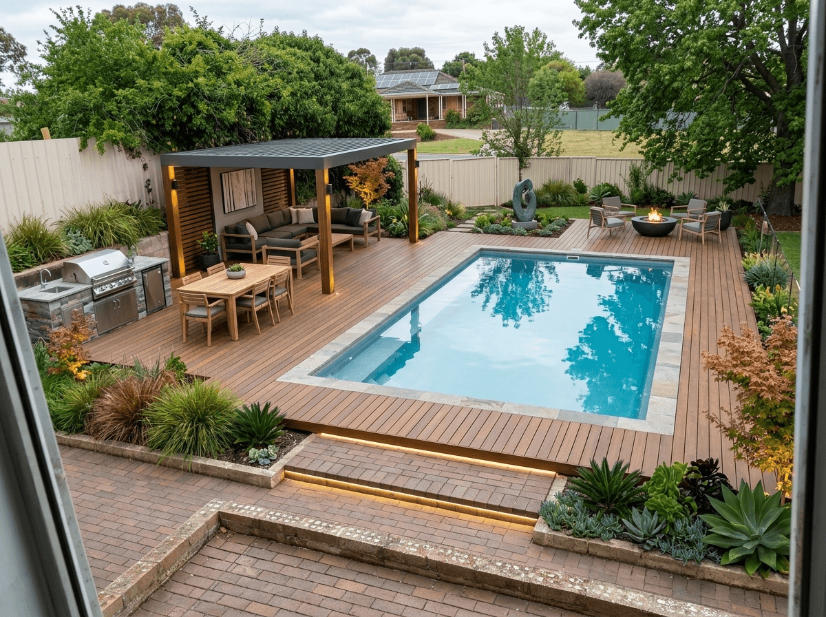 Yard design in no_style style — photo by GenRoom AI