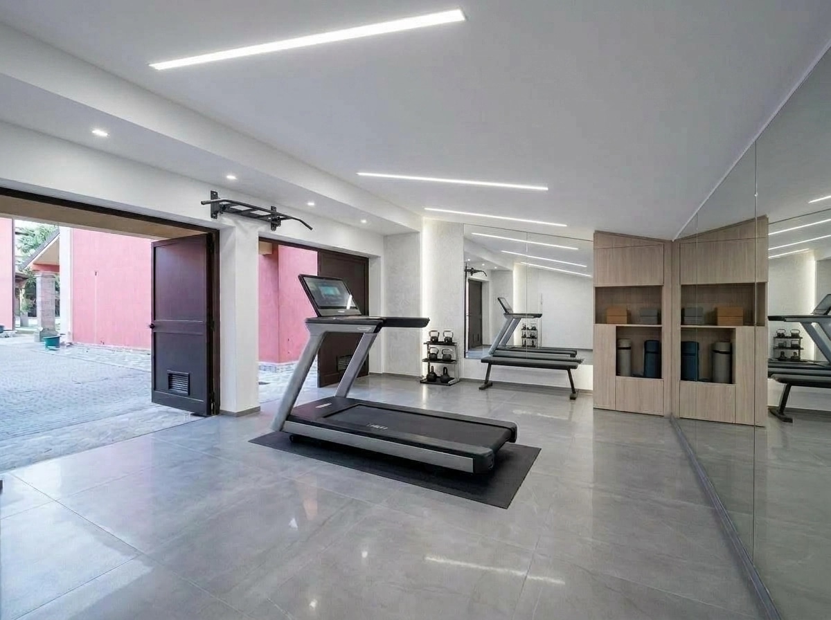 Design d'intérieur en style Minimalism — gym par GenRoom AI