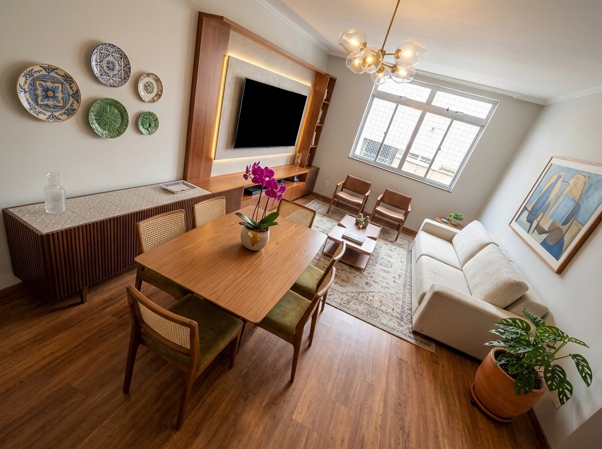 Portuguese Modern Living Room design — interior photo by GenRoom AI