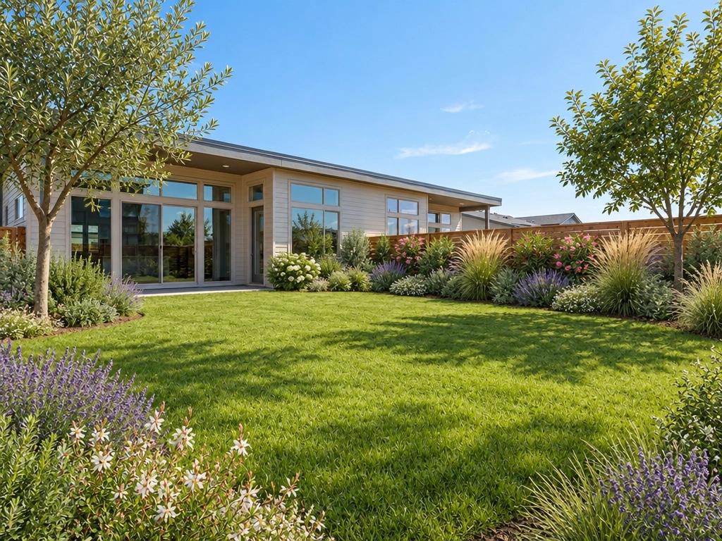 Landscape design in Eco Natural Garden style — Yard by GenRoom AI