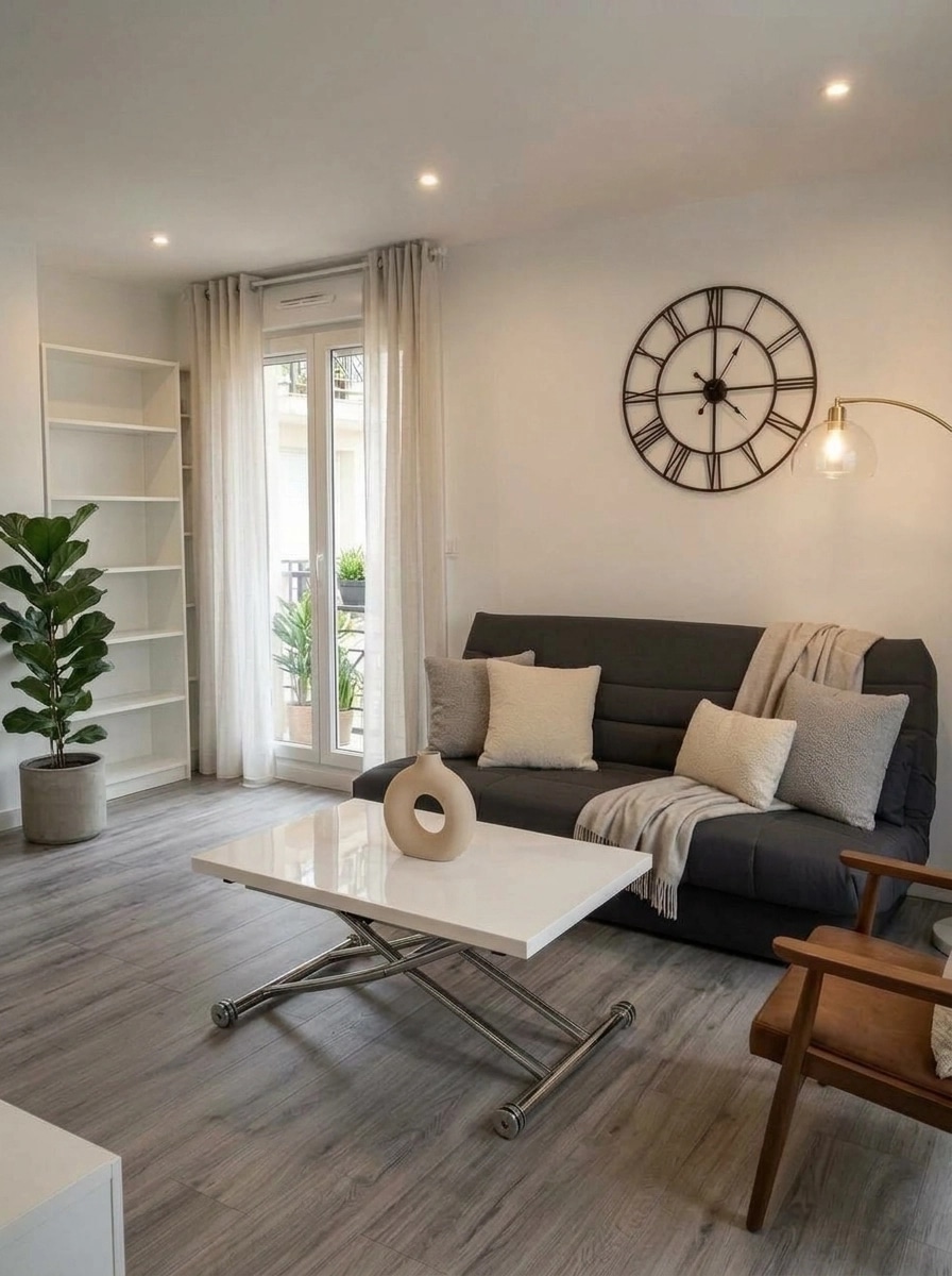 Interior design in Contemporary style — Living Room by GenRoom AI