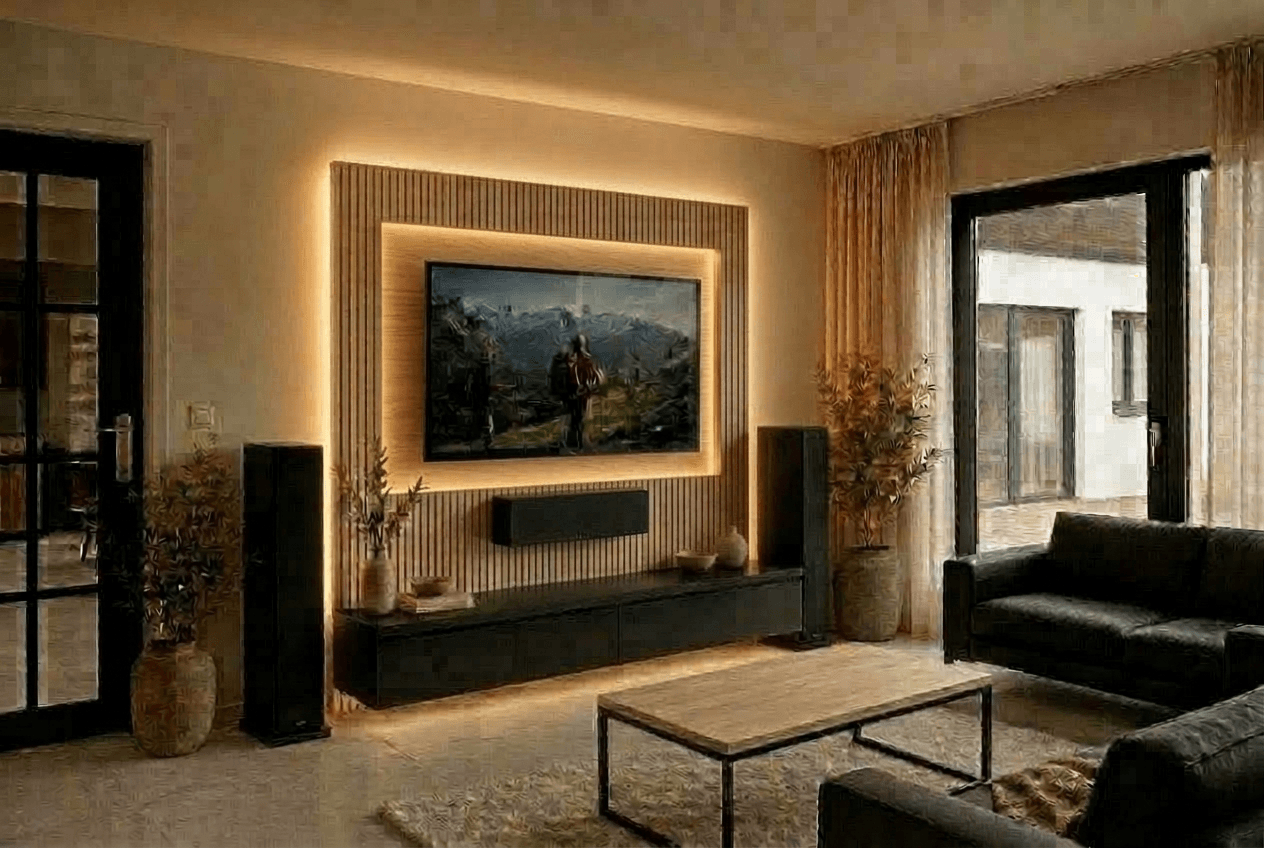 Interior design in Japandi style — Living Room by GenRoom AI