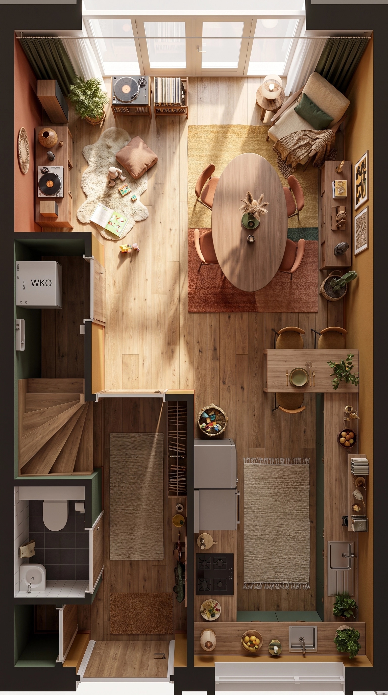 Interior design in Contemporary style — Living Room by GenRoom AI