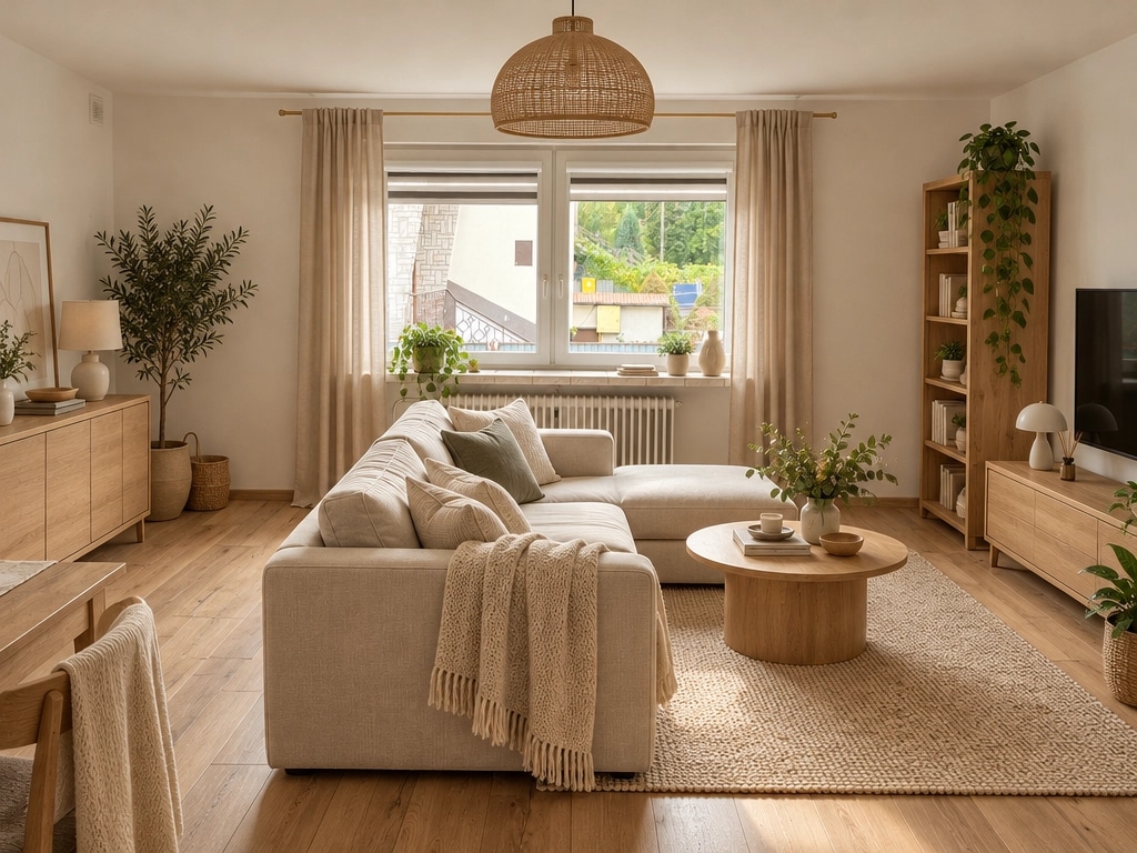 Interior design in Scandinavian style — Living Room by GenRoom AI