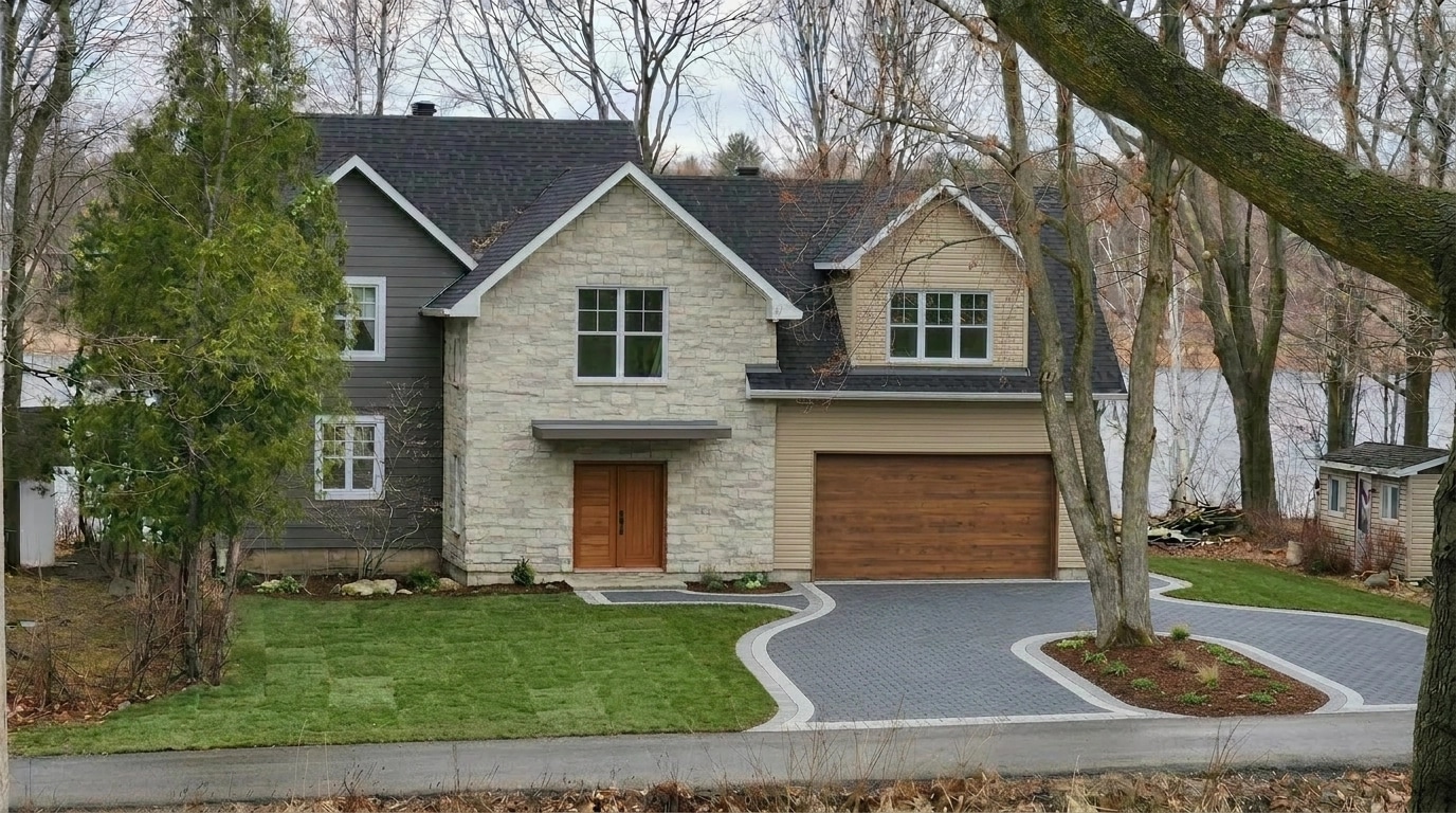 Facade design in Barnhouse Facade style — Facade by GenRoom AI
