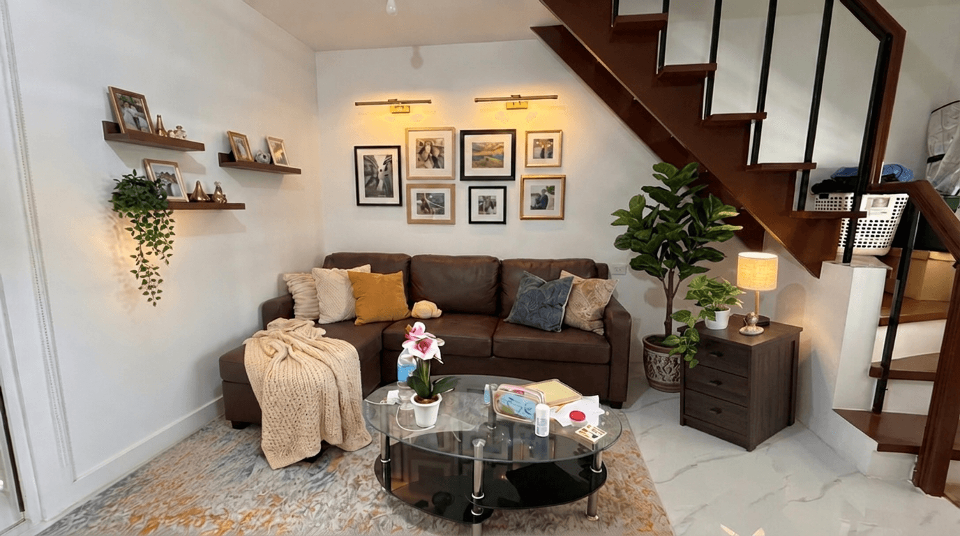 ออกแบบภายในในสไตล์ Contemporary — ห้องนั่งเล่น โดย GenRoom AI