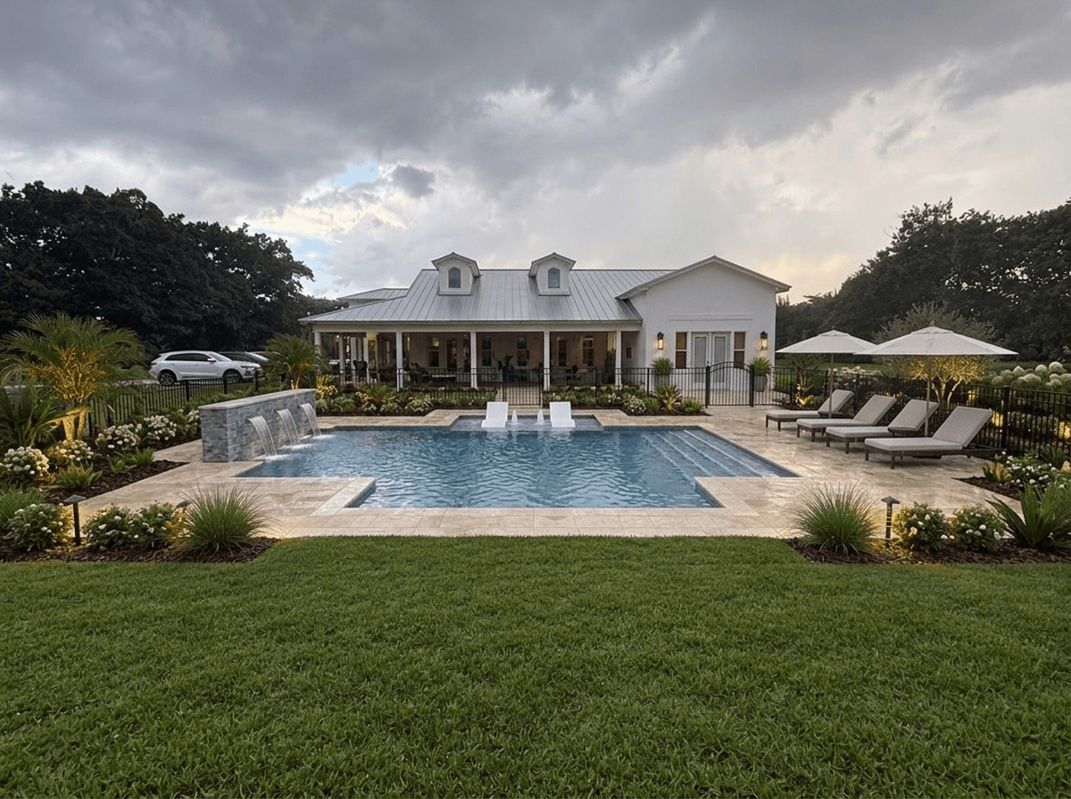 Yard design in no_style style — photo by GenRoom AI