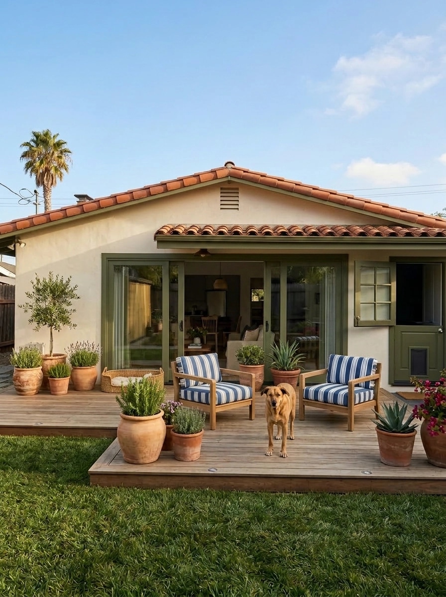 Landscape desain di Scandinavian Garden gaya — Halaman oleh GenRoom AI