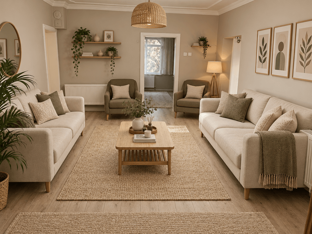 Scandinavian Living Room design — interior photo by GenRoom AI